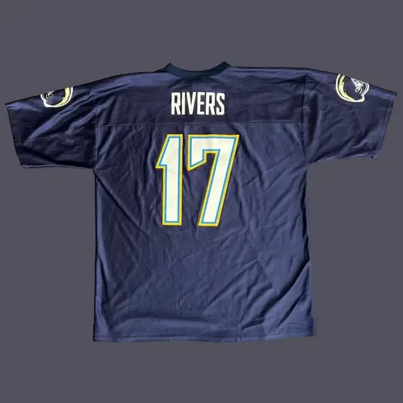 Philip Rivers San Diego/Los Angeles Chargers NFL Team Apparel Football Jersey - Picture 1 of 10